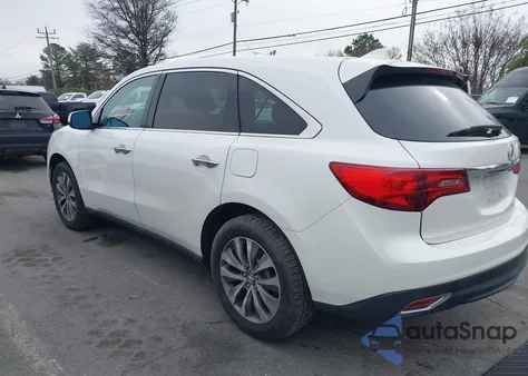 2014 Acura Mdx Technology Package from USA, damaged, VIN 5FRYD3H46EB003928